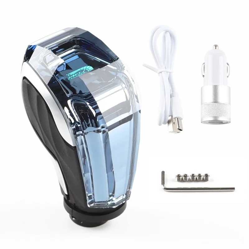 Running Gear Lights - New car crystal handle shift knob