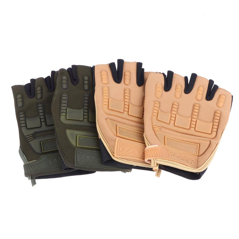 Running Gear Girls - Breathable Half Finger Kids Gloves Anti