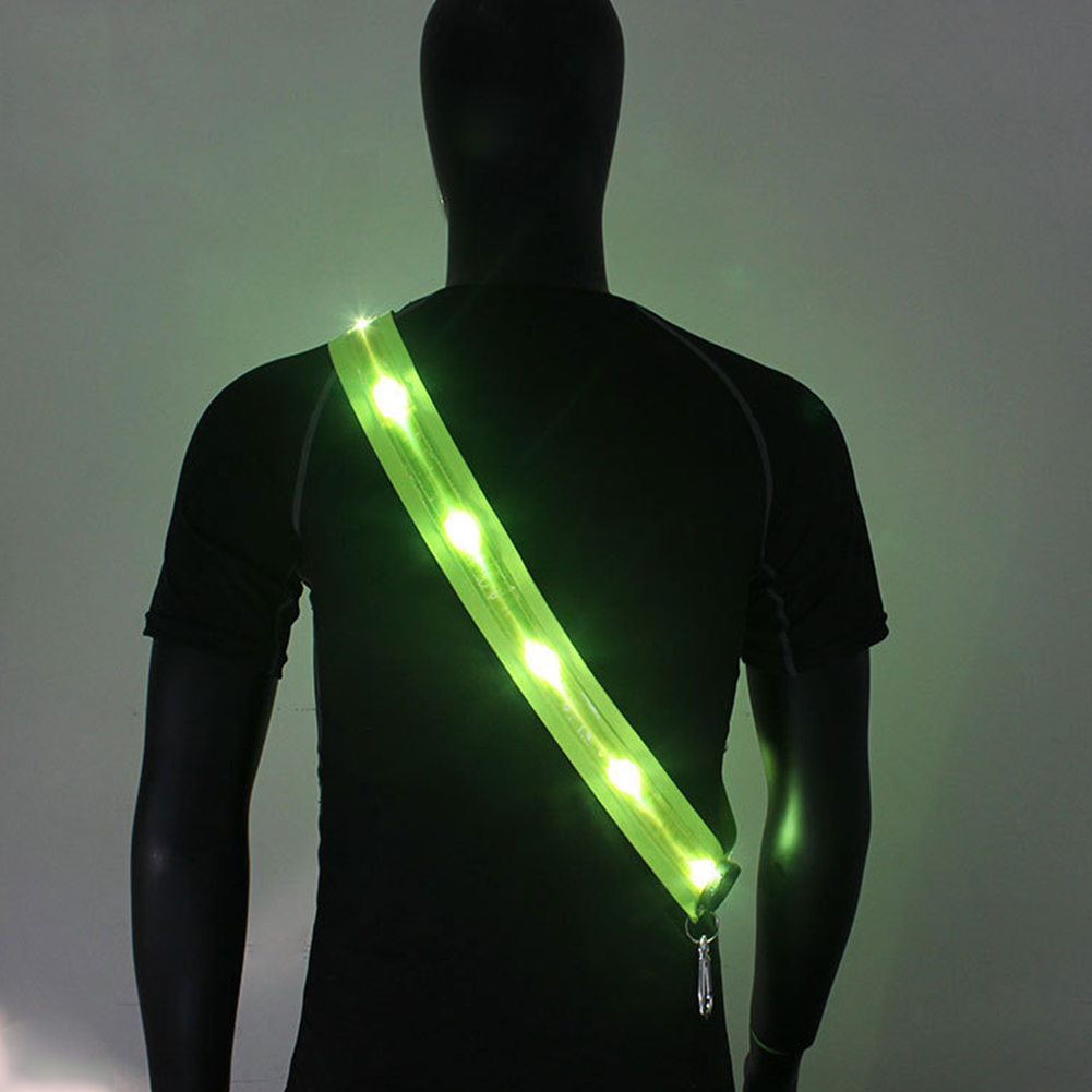 Running Gear Lights - Illuminated Shoulder Straps Rechargeable Cycling LED