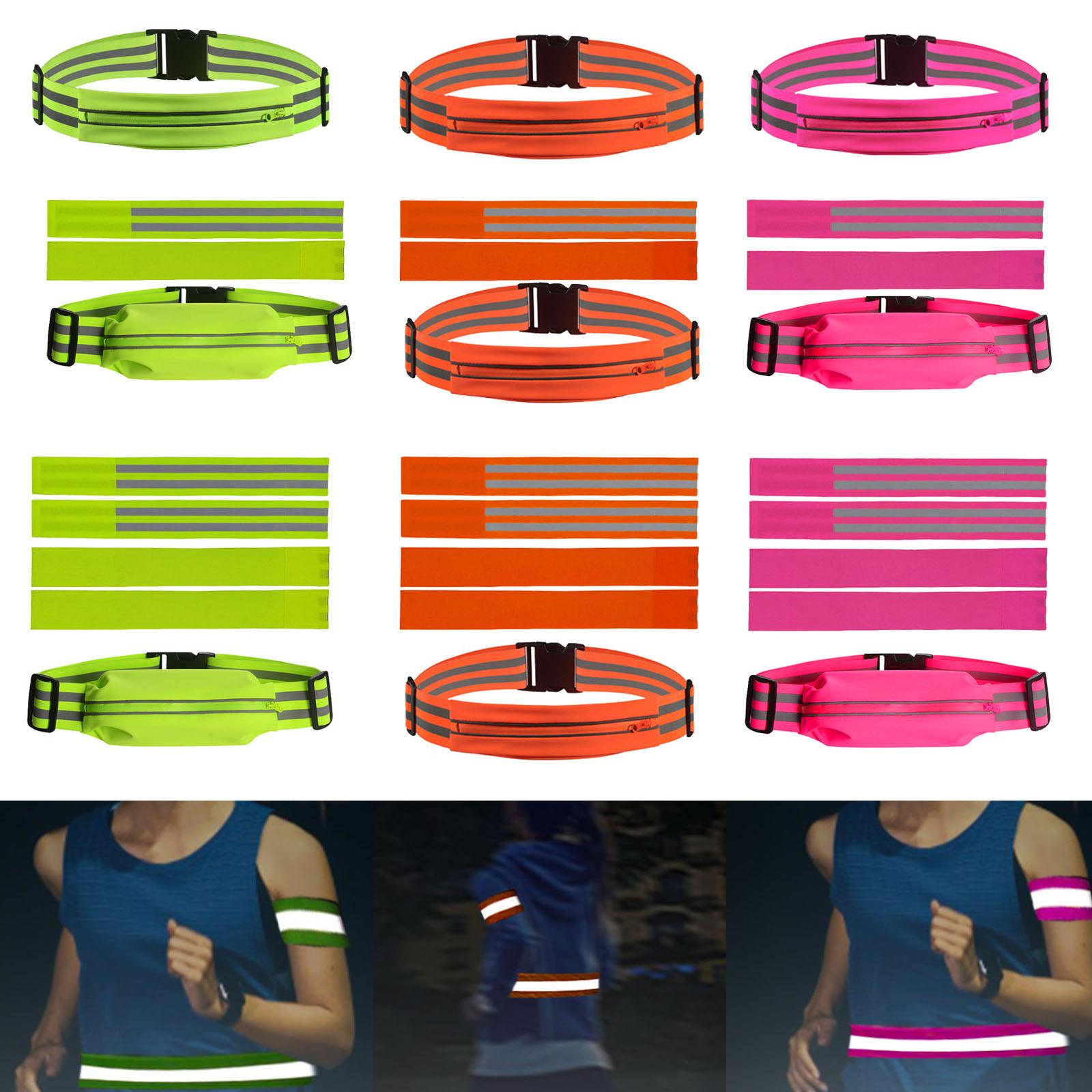 Running Gear Bag For Men - Reflective Running Belt, Reflective Running Gear,