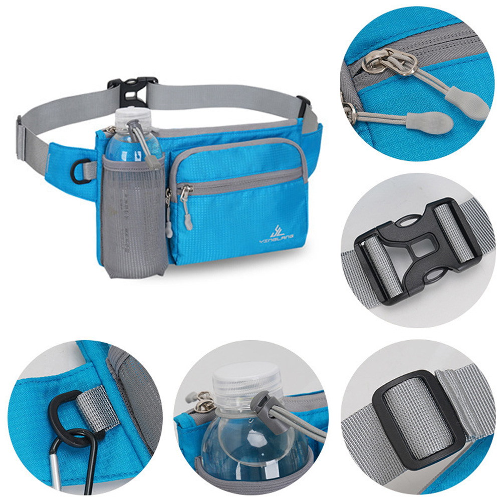 Running Gear Bag For Men - Lightweight Water Bottle Running Belt for