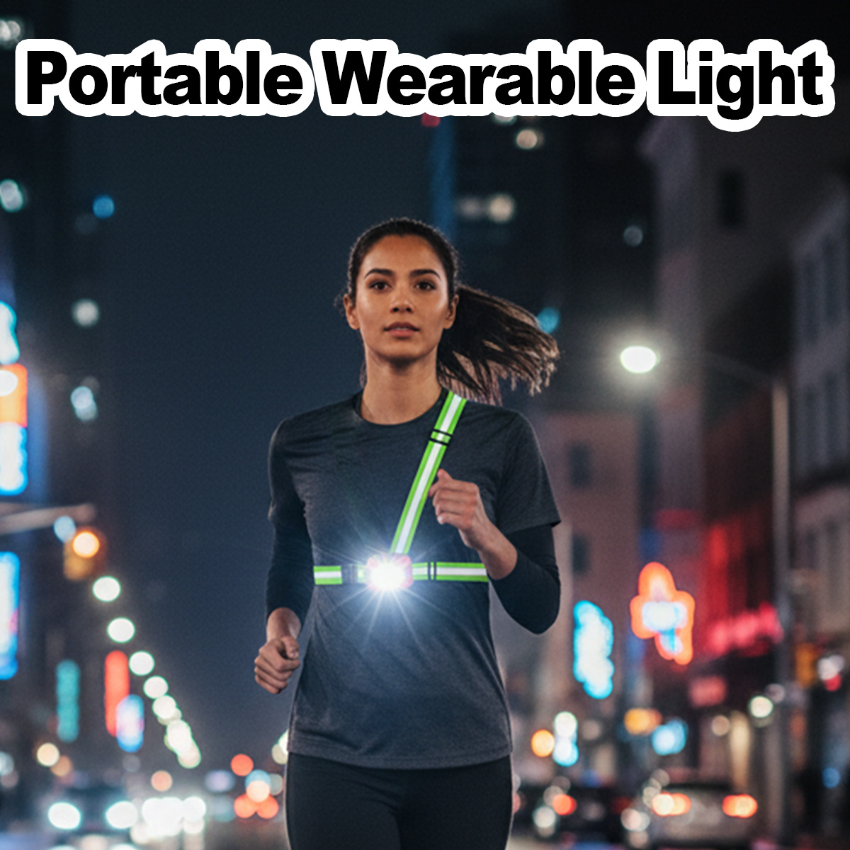 Running Gear Lights - Running Light USB Rechargeable Waterproof Lightweight