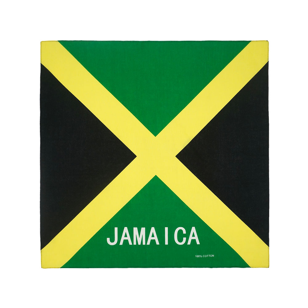 Running Gear Parts - Square Running Headband Scarf Jamaica Flag