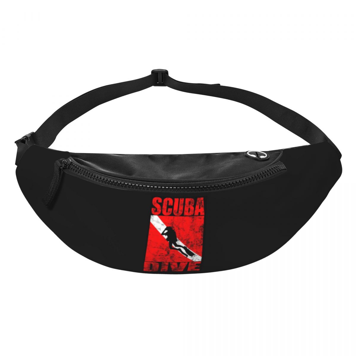 Running Gear Bag For Men - Scuba Dive Diver Down Flag Diving