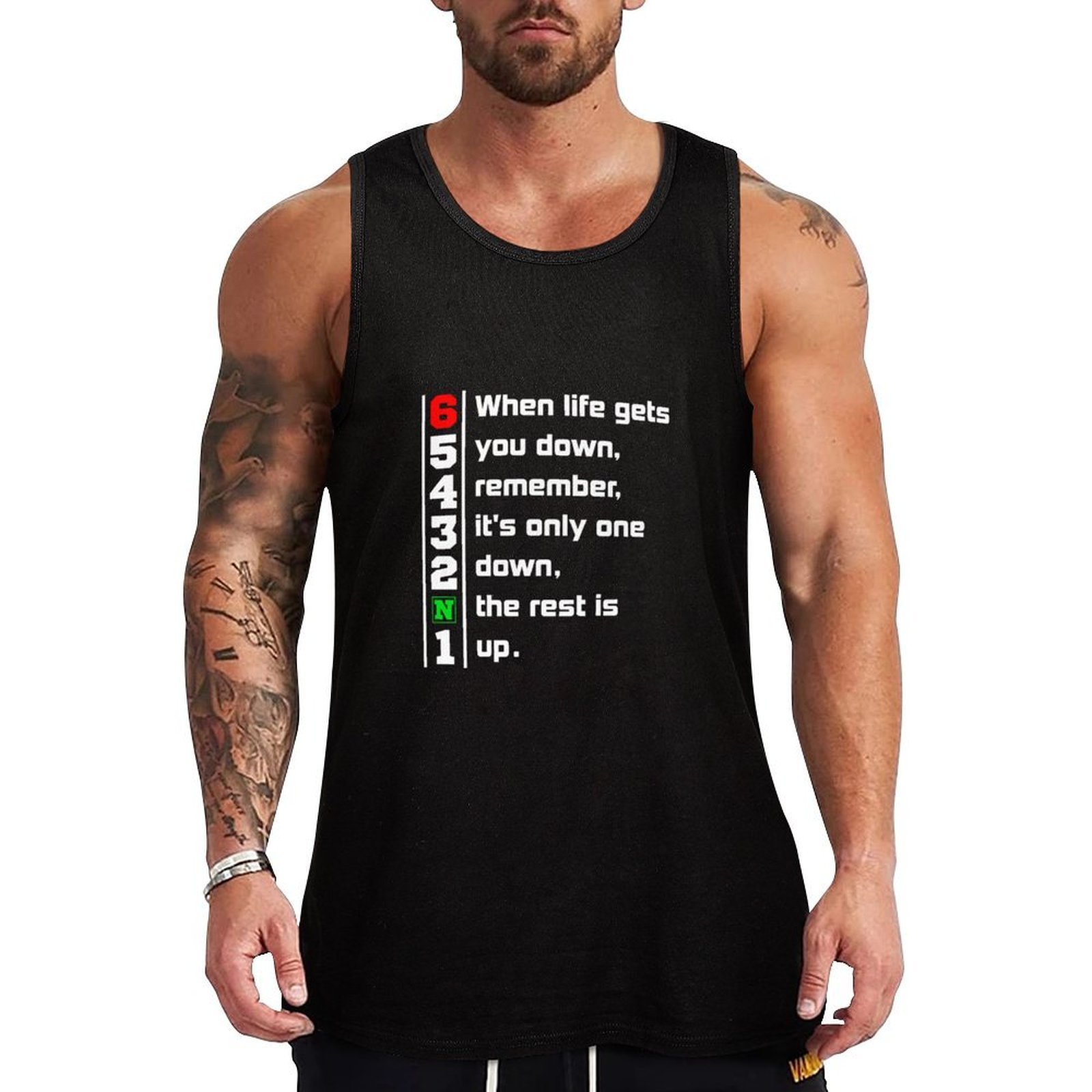 Running Gear Tank - When Life Gets You Down Gears.