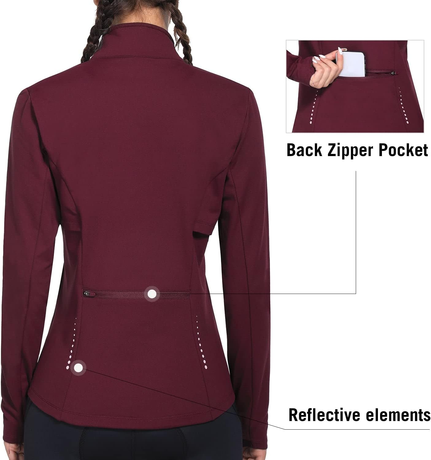 Women's Winter Cold Weather Fu - Running Gear Plus Size recension och pris