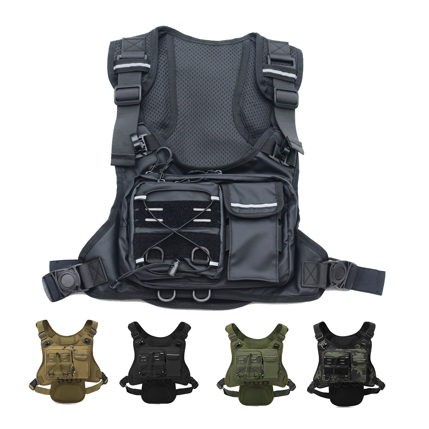 Tactical Vest Chest Bag Lightw - Running Gear Bag For Men recension och pris
