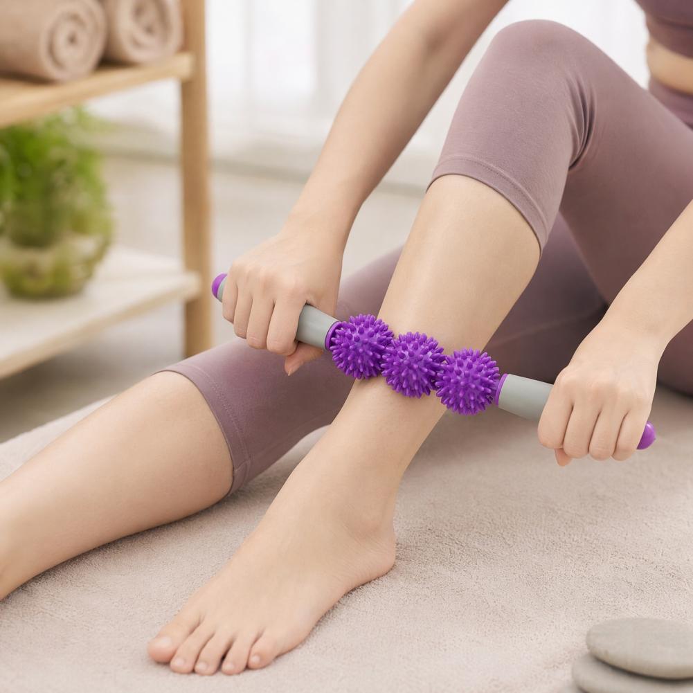 Professional 5-Spiky Fascia Ma - Muscle Roller Stick recension och pris