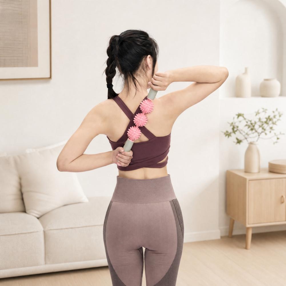 Professional 5-Spiky Fascia Ma - Muscle Roller Stick recension och pris