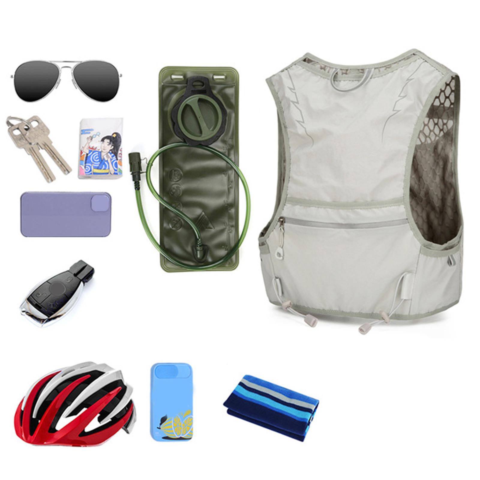 Hydration Vest with Multiple P - Running Gear Bag For Men recension och pris