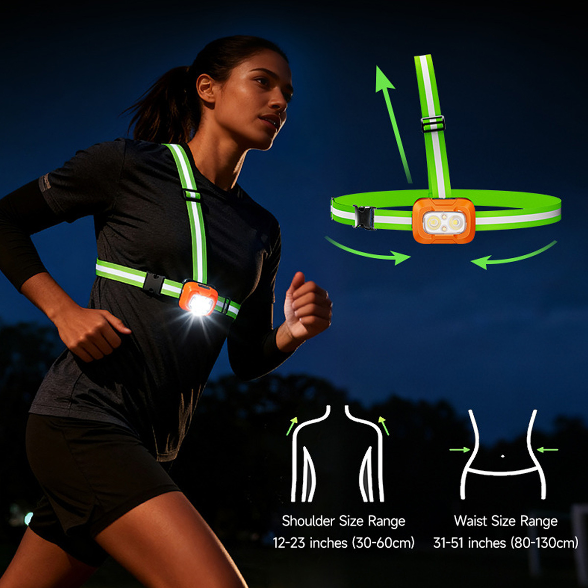 Running Light USB Rechargeable - Running Gear Lights recension och pris