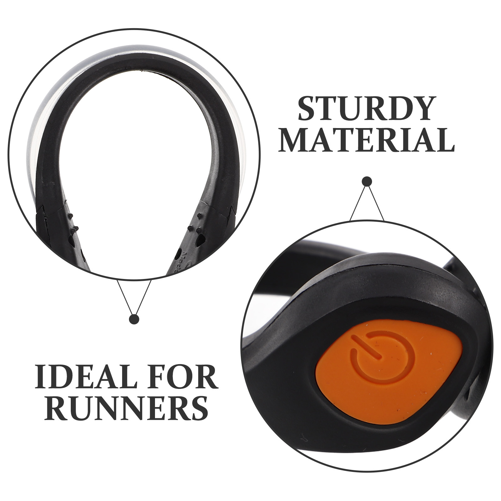 2Pcs LED Shoe Clip Lights Nigh - Running Gear Lights recension och pris