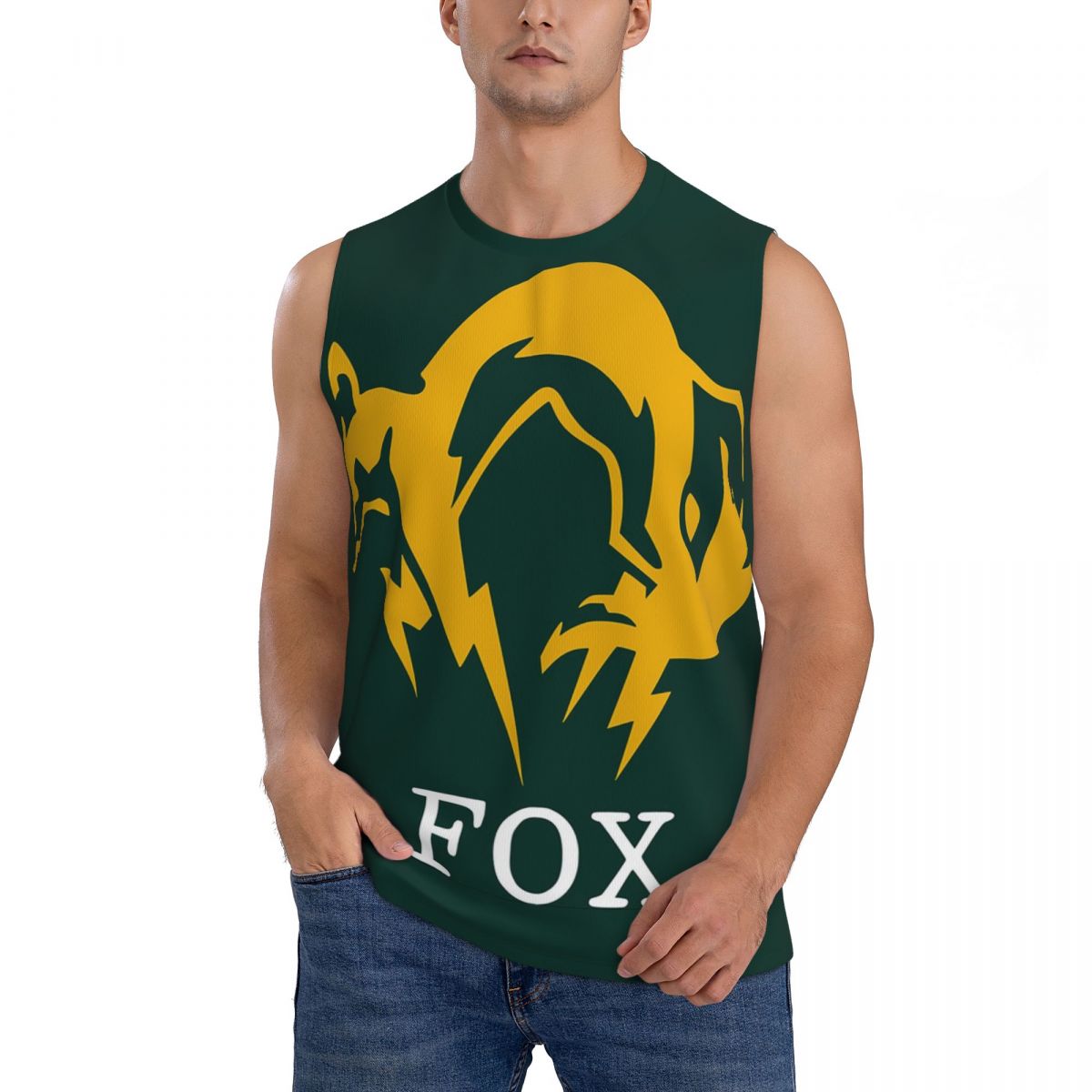Metal Gear Solid Fox Men Sleev - Running Gear Tank recension och pris