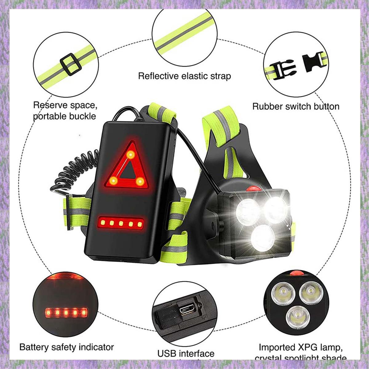 A63K-Night Running Lights For  - Running Gear Lights recension och pris