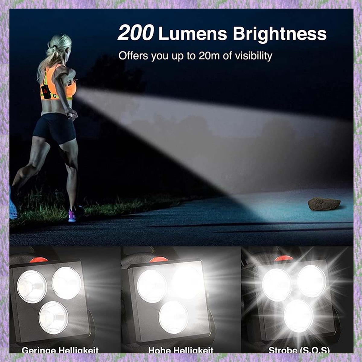 A63K-Night Running Lights For  - Running Gear Lights recension och pris