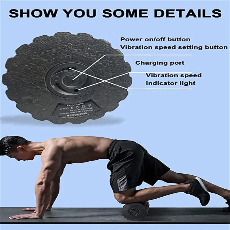 4-Speed Vibrating Electric Yog - Muscle Roller Stick recension och pris