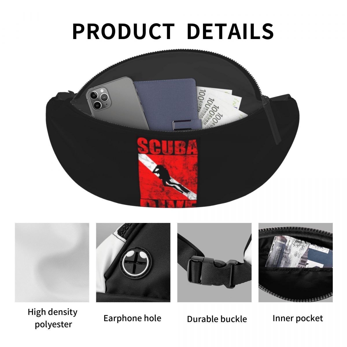 Scuba Dive Diver Down Flag Div - Running Gear Bag For Men recension och pris