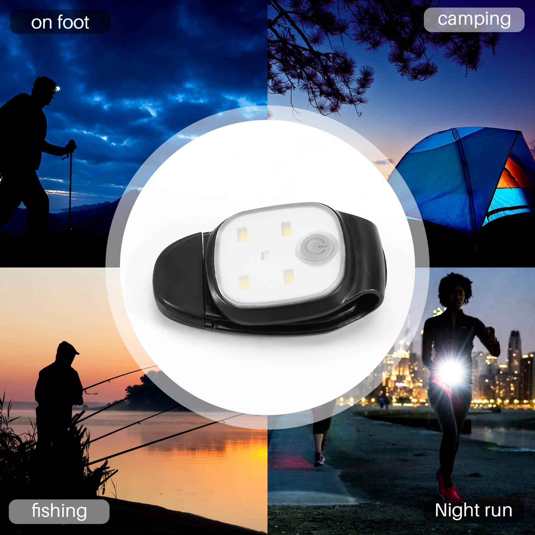 XSXS-Outdoor Night Clip On Run - Running Gear Lights recension och pris