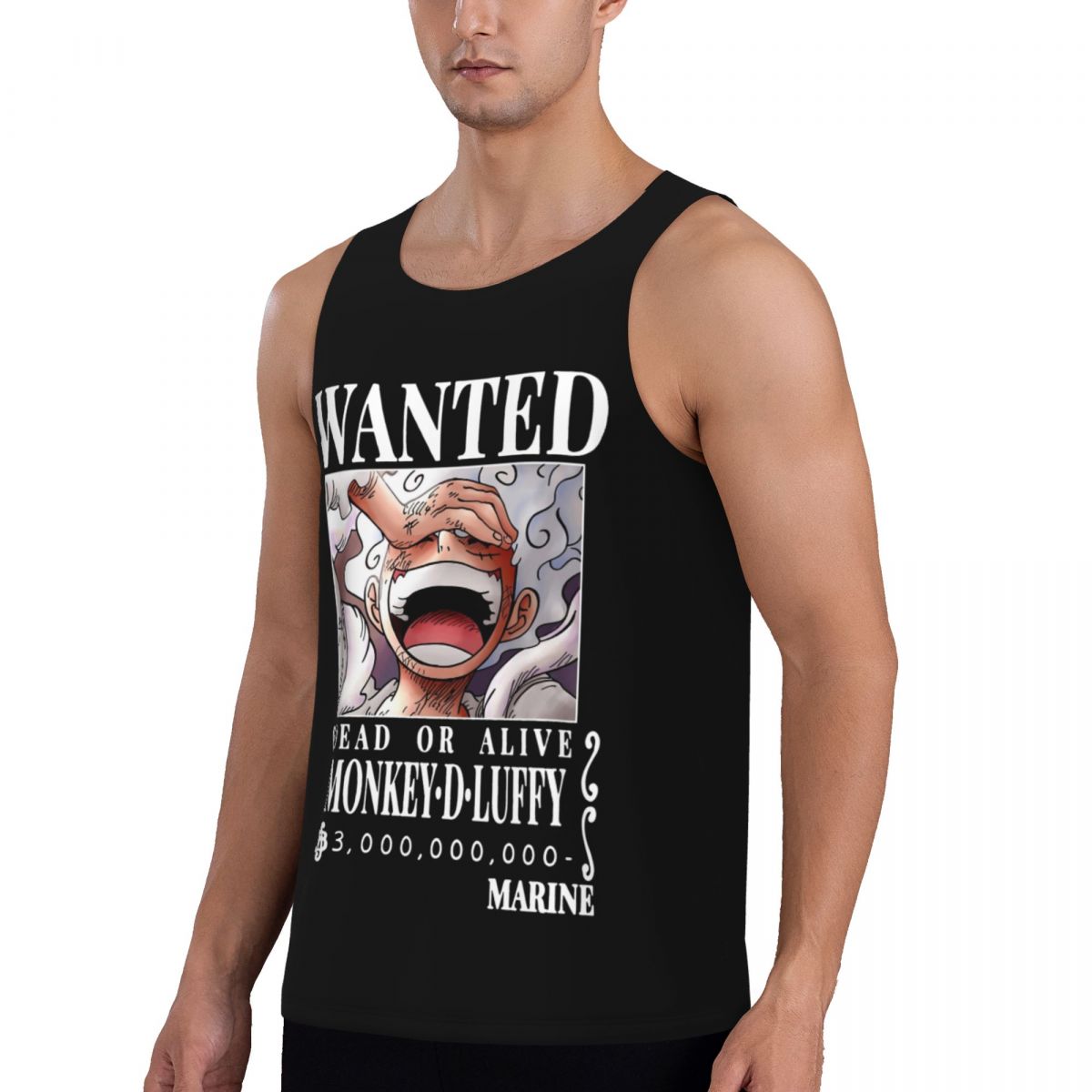 Graphic Luffy Wanted Bounty Ni - Running Gear Tank recension och pris