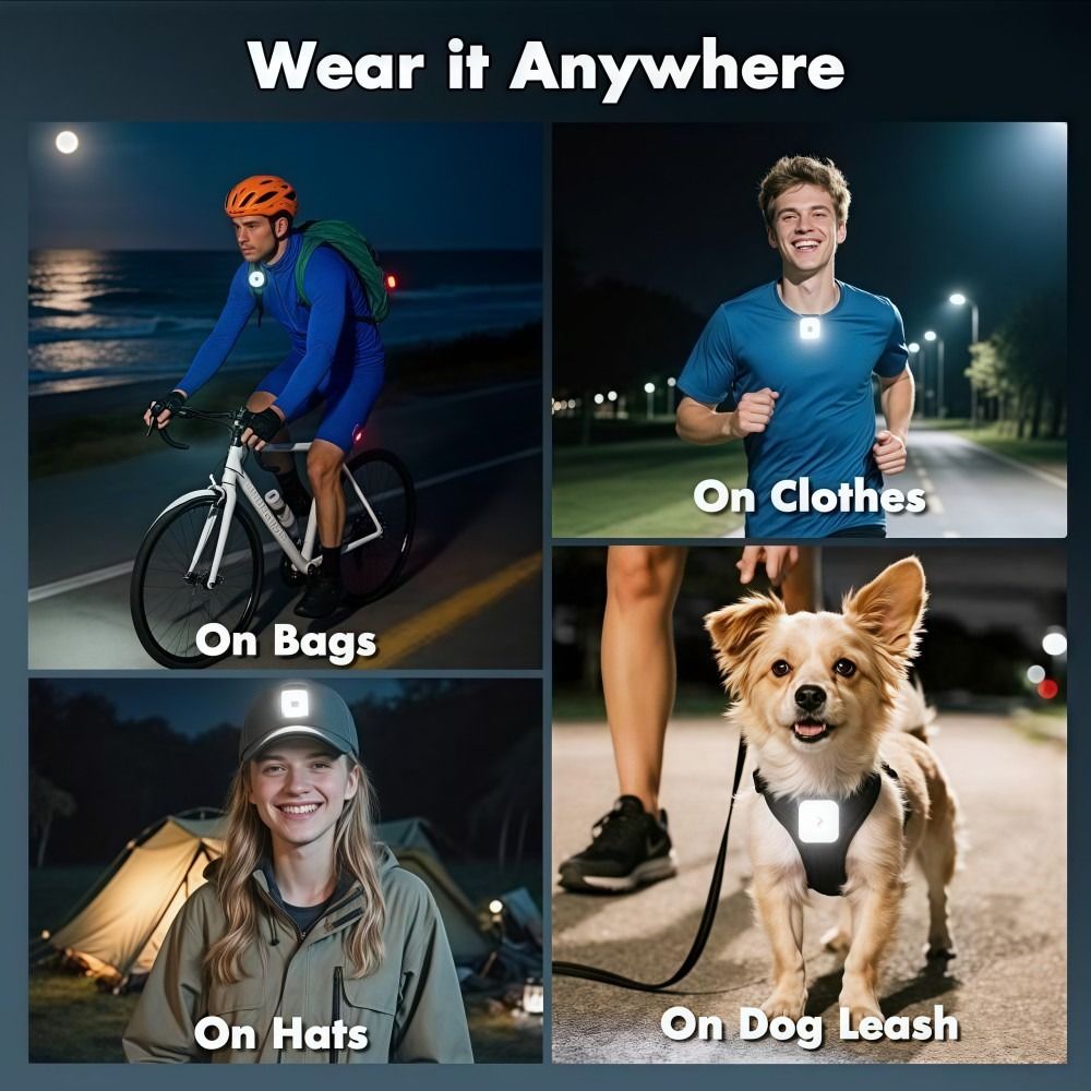 Rechargeable Outdoor Night Run - Running Gear Lights recension och pris
